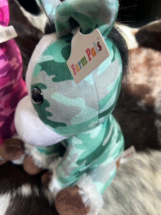 Camo Horse Plushie