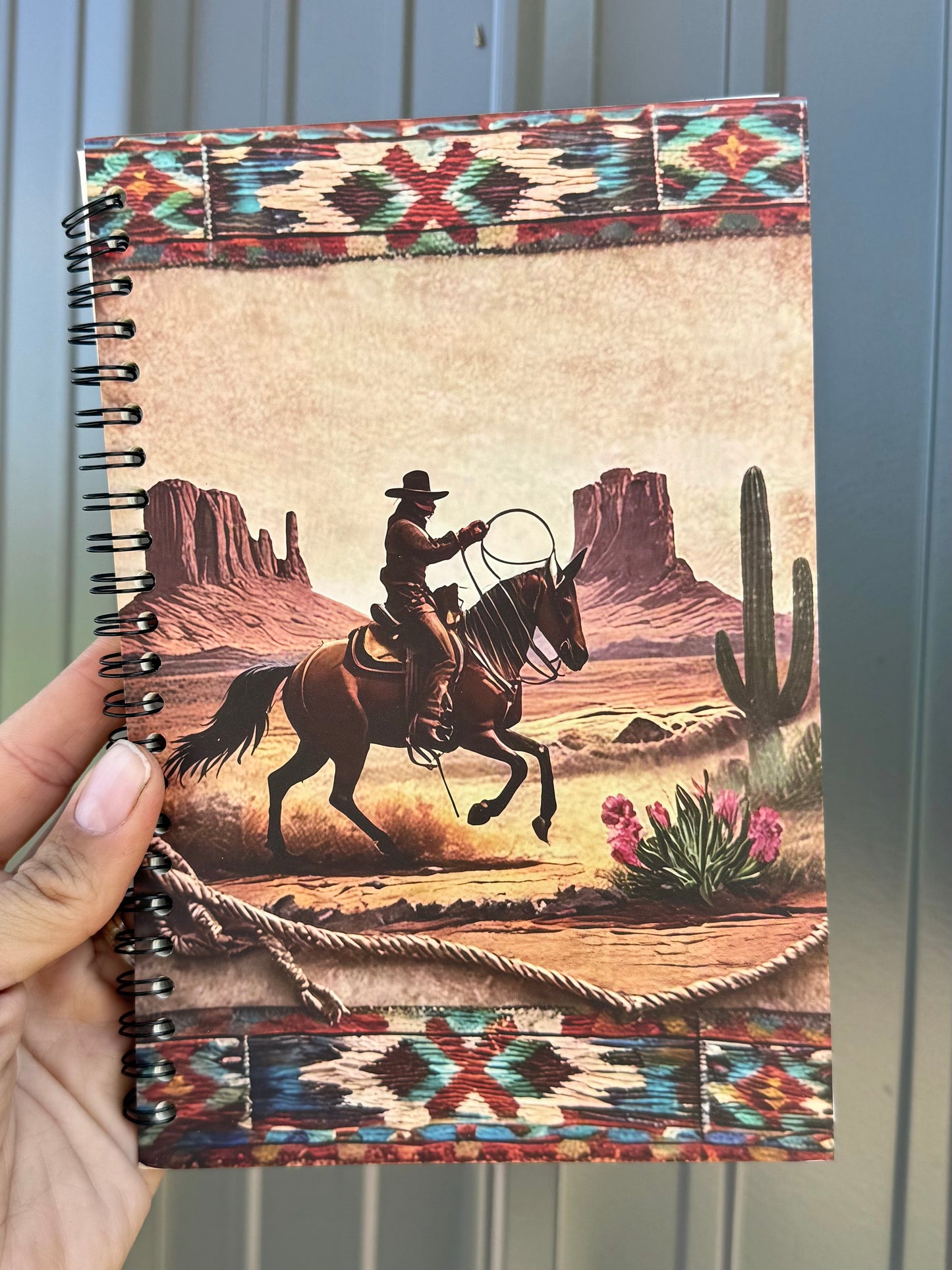 Spiral Western Notebook