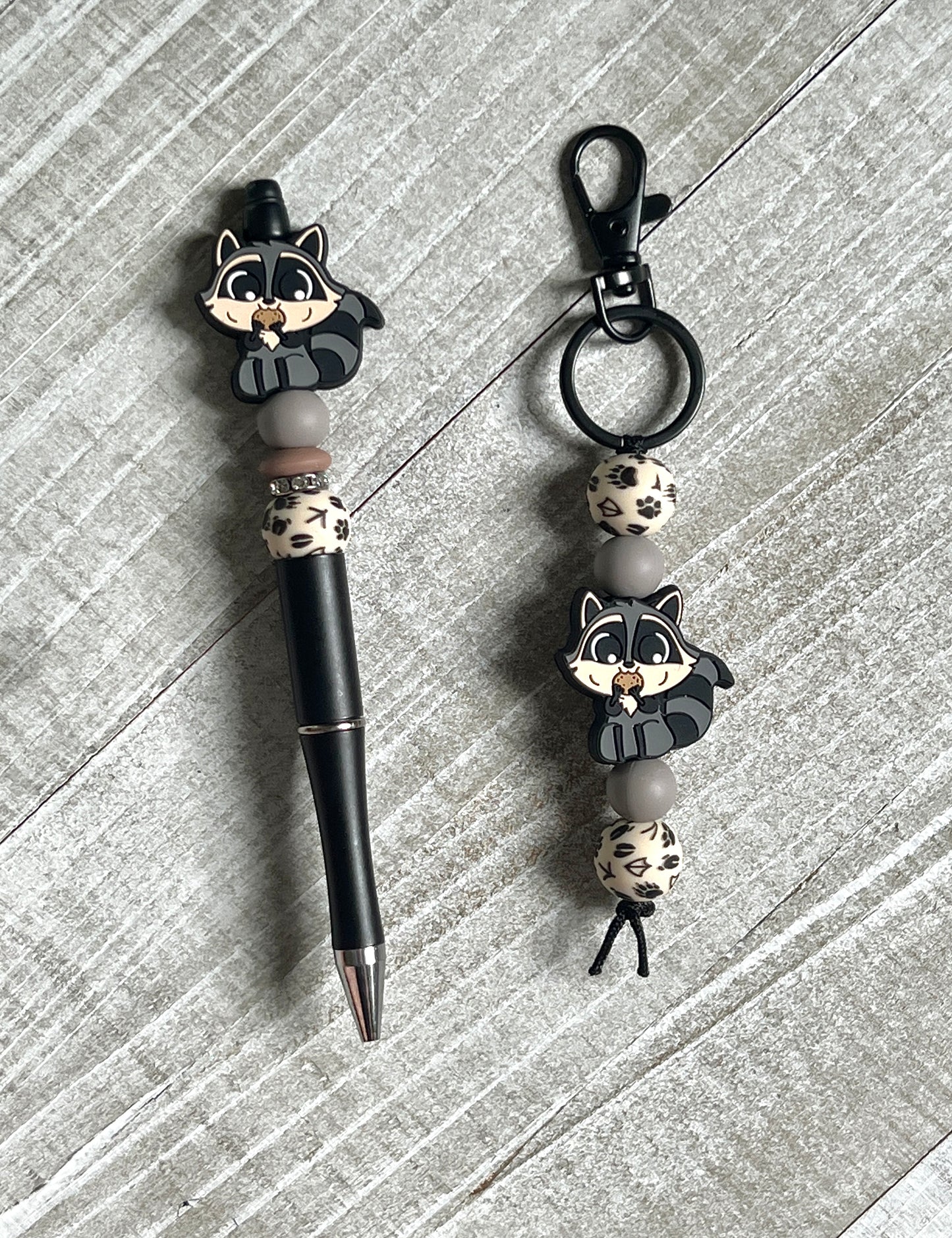 Racoon Pen/ Keychain