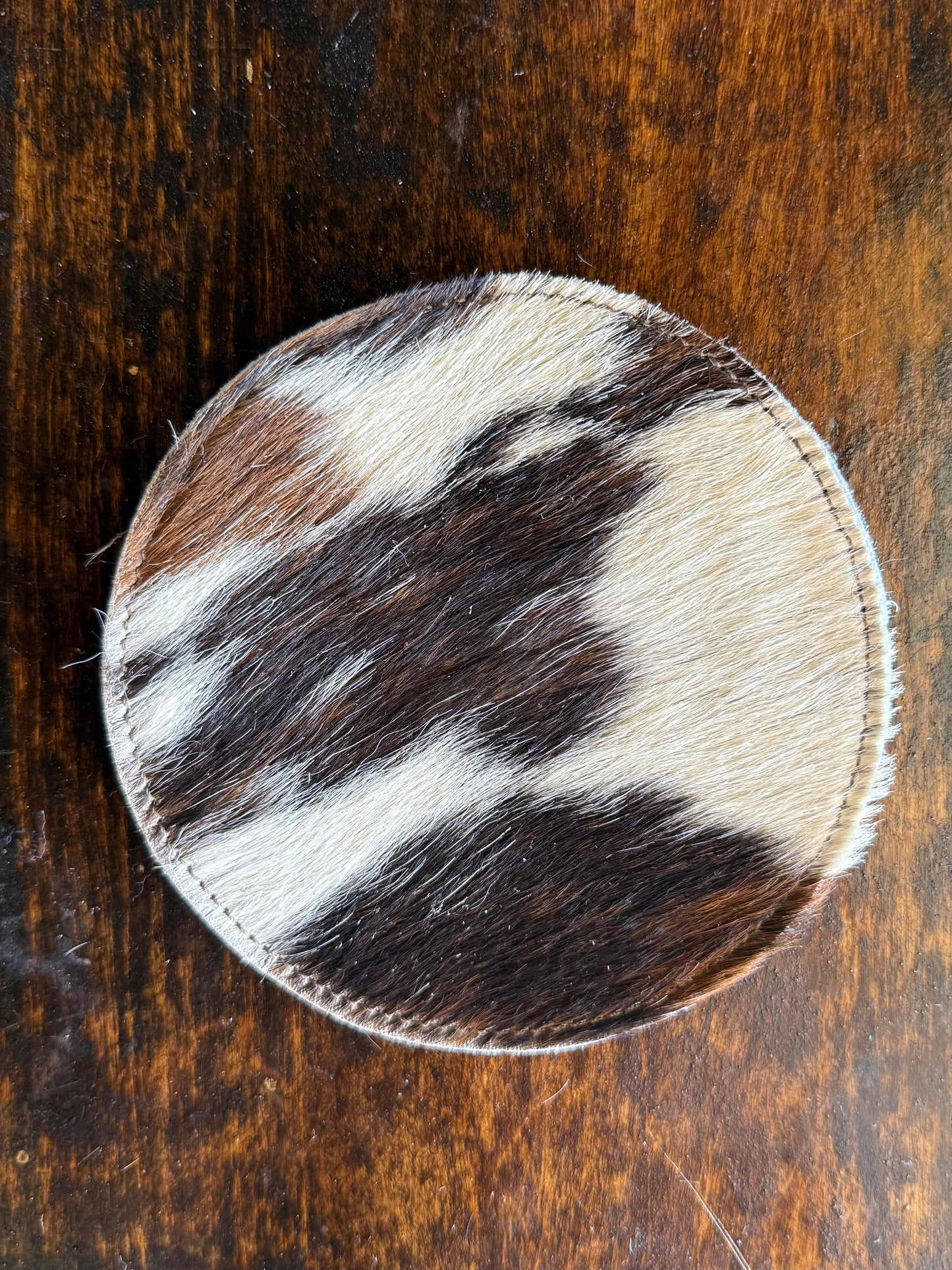 Genuine Cowhide Coaster