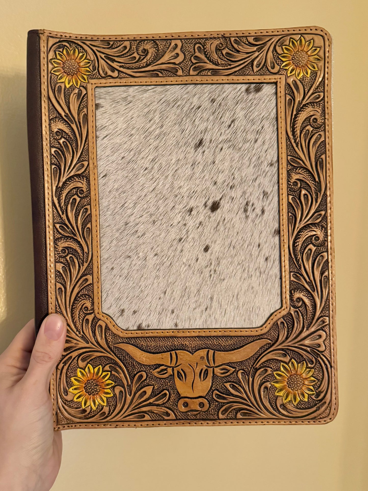 Genuine Leather and Cowhide Planner Folders