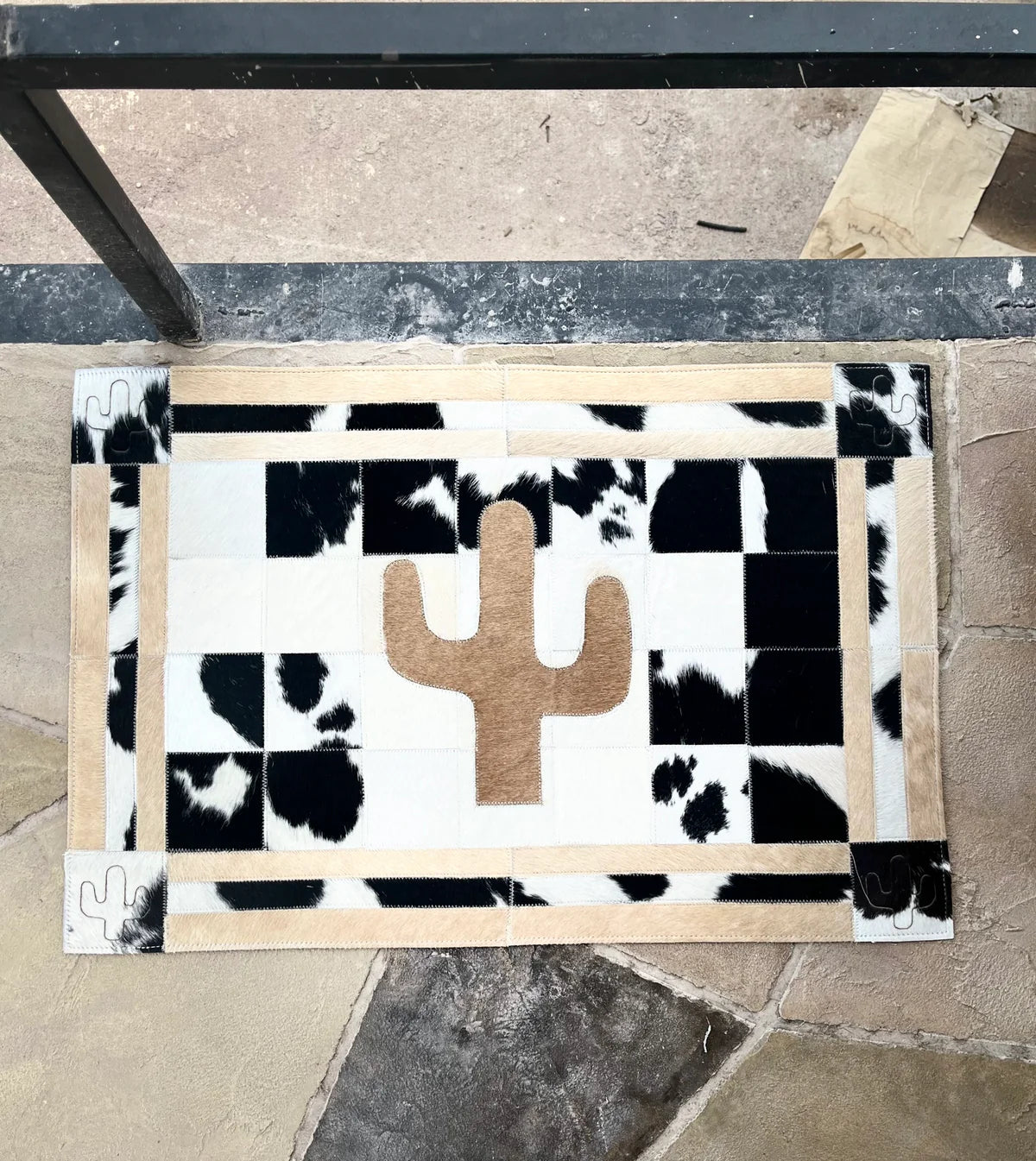 Genuine Cowhide Door Mat
