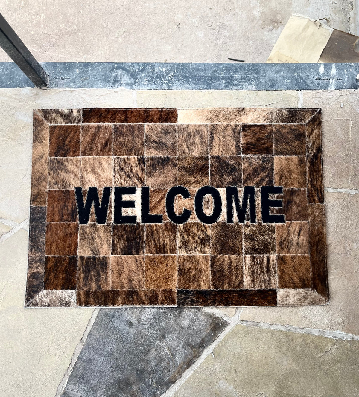 Genuine Cowhide Door Mat