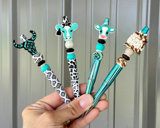 Turquoise Western Cow Pen