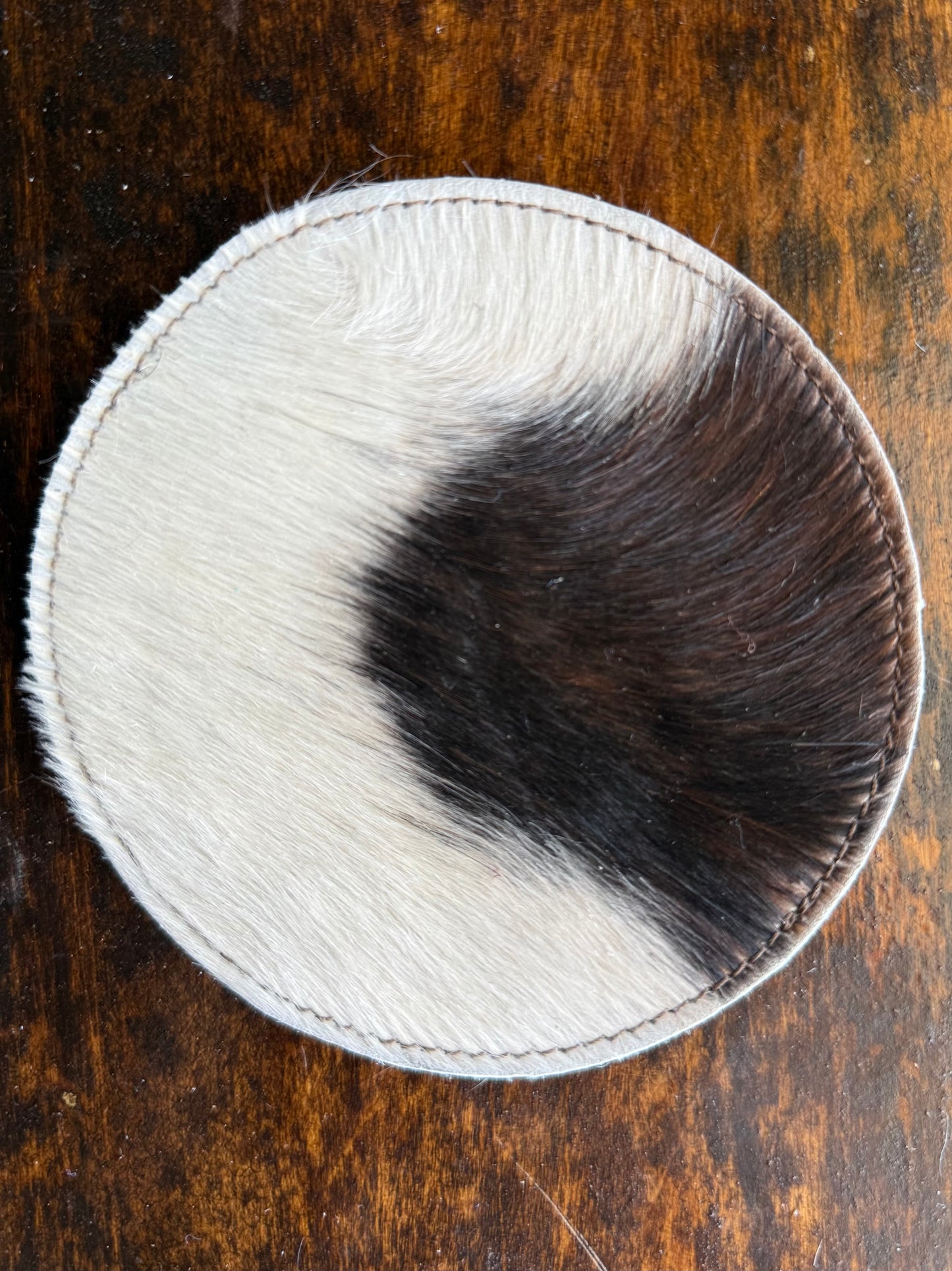 Genuine Cowhide Coaster