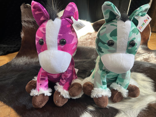 Camo Horse Plushie