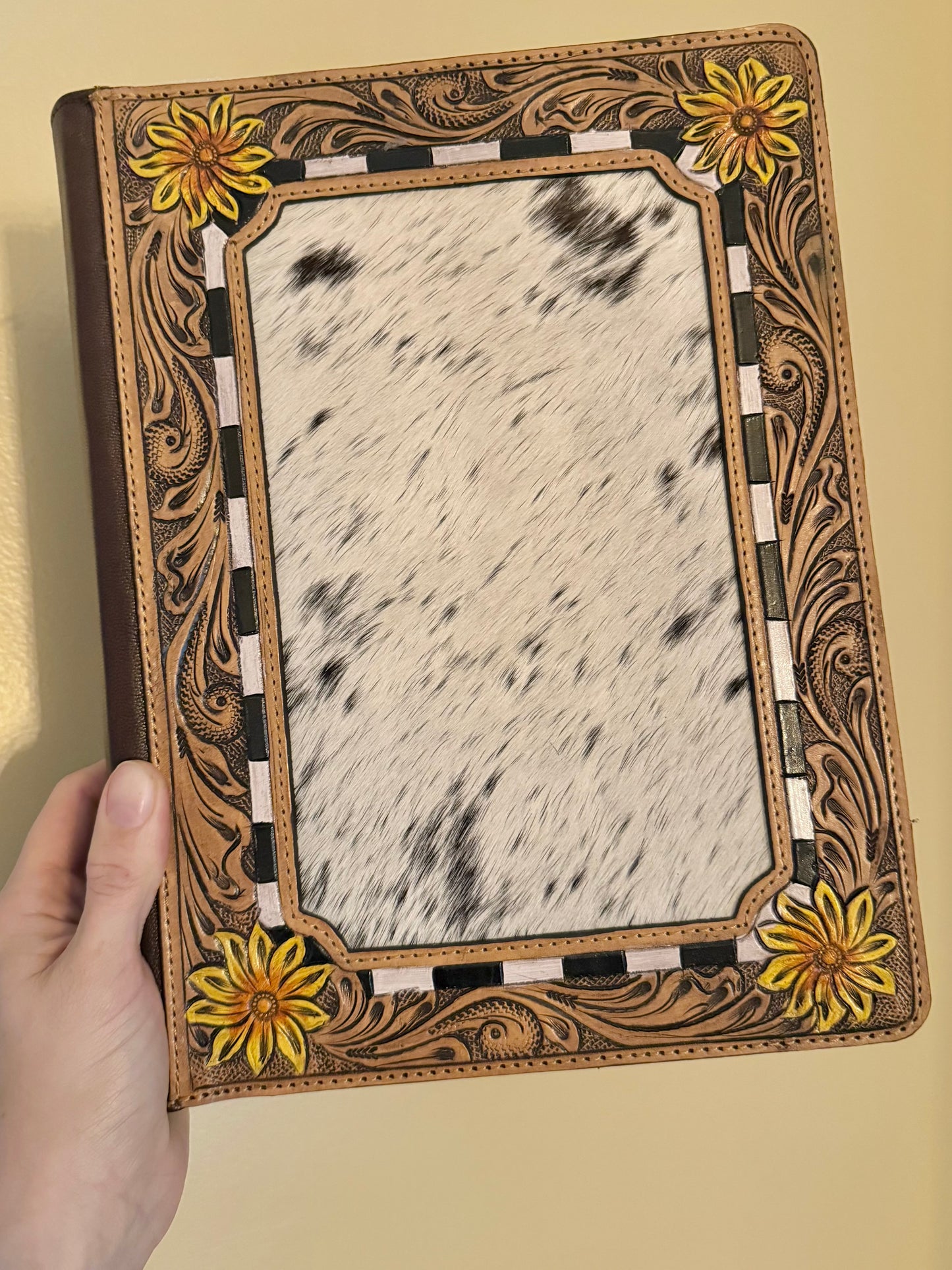 Genuine Leather and Cowhide Planner Folders