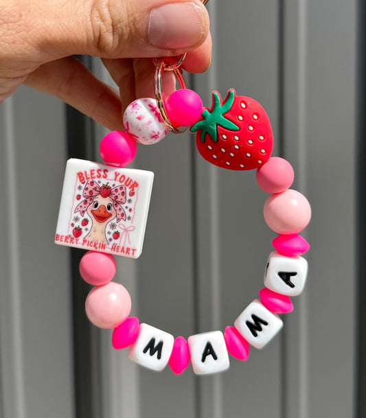 Bless Your Berry Pickin’ Heart Goose Wristlet