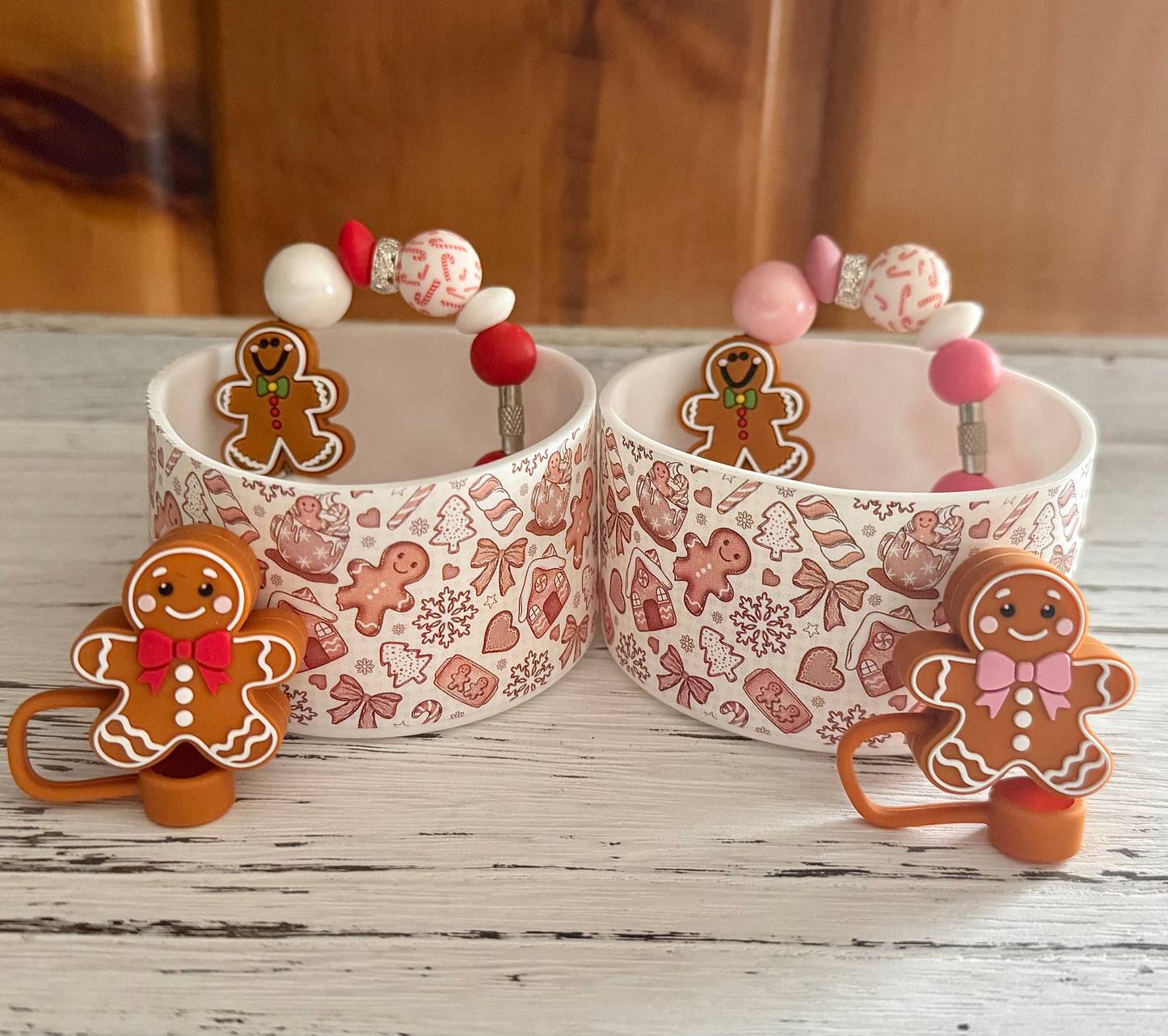 Ginger Bread Man Tumbler Cup Bundle