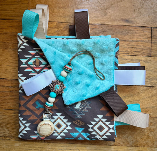 Brown Aztec Serape Baby Bundle