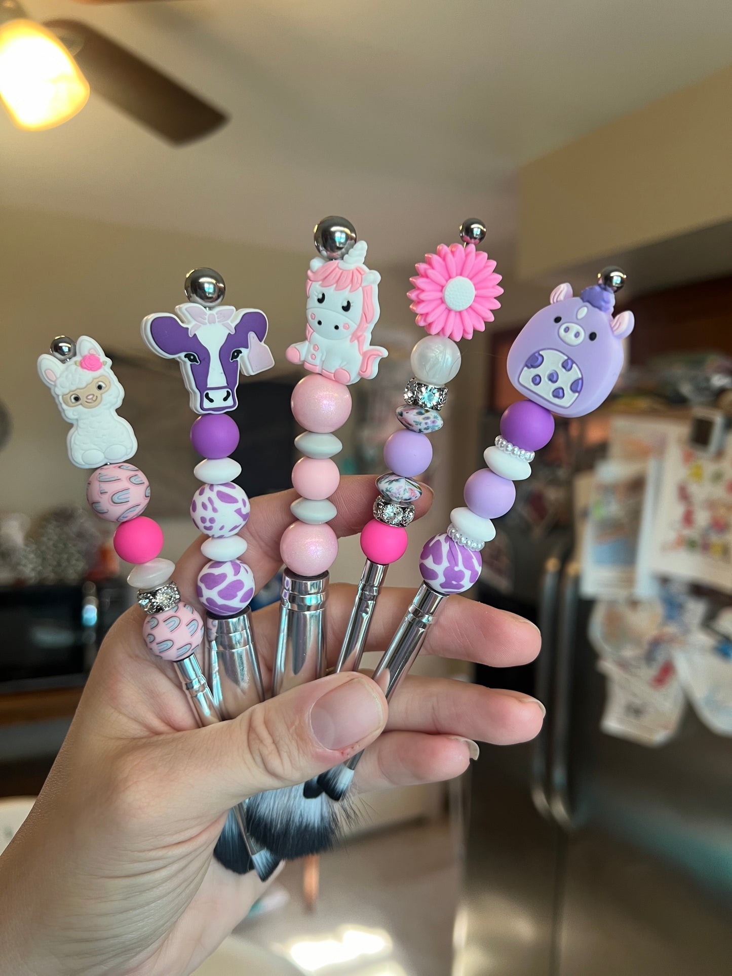 CUSTOM Beaded Makeup Brushes