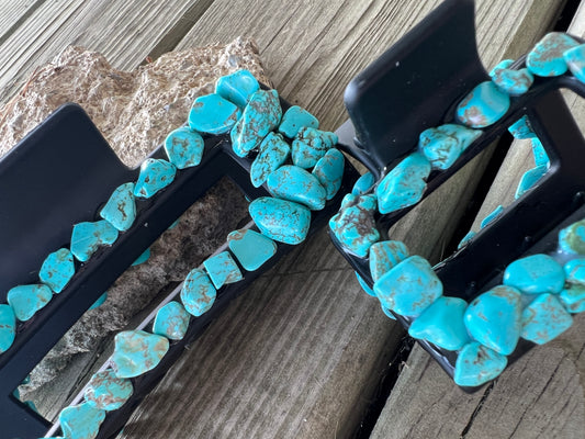 Turquoise Stone Claw Clip