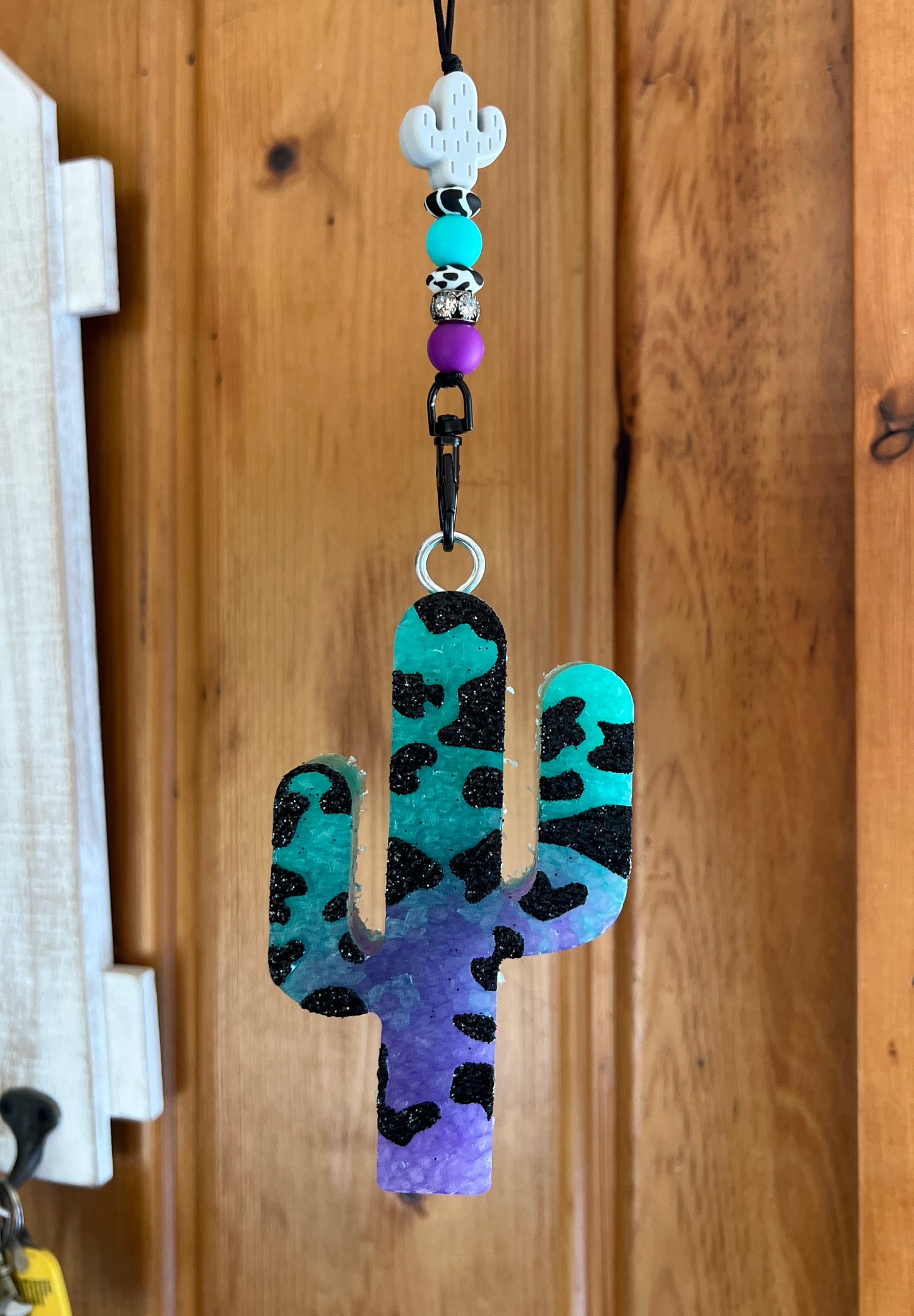 Turquoise/Purple Cactus