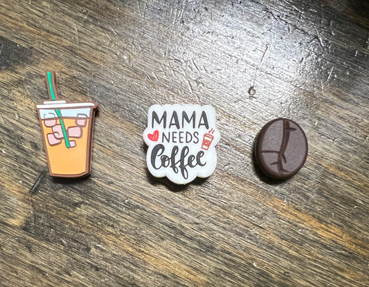 Coffee Focal Beads