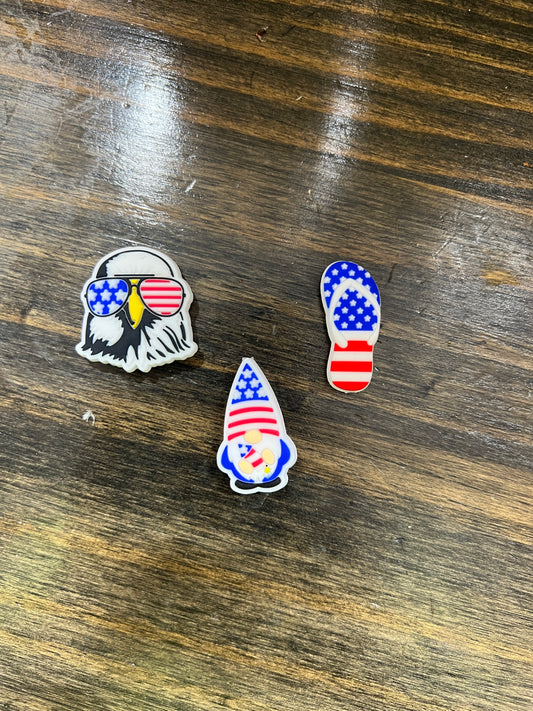 Patriotic Focal Bead