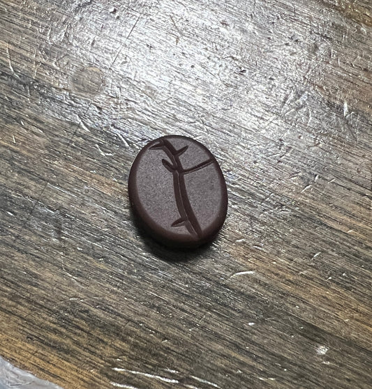 Coffee Bean Focal Bead
