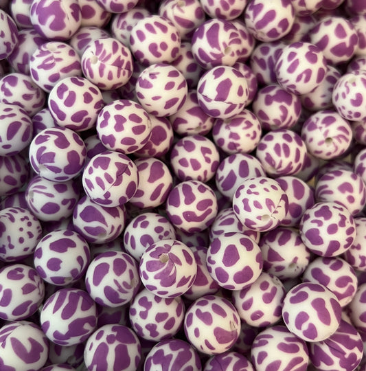 15mm Purple Cow Print