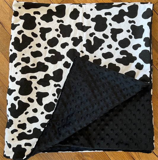 Cow Print Infant Blanket