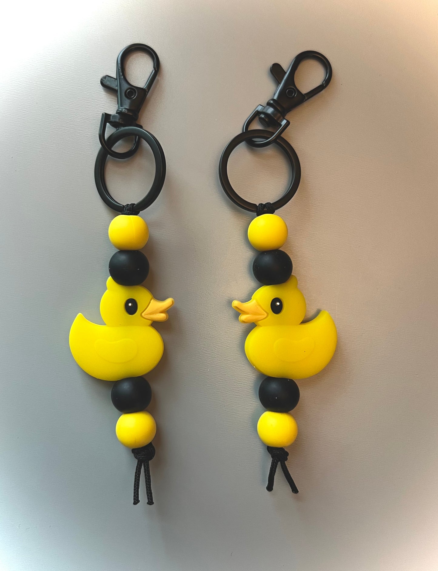 Rubber Duck Straight Keychain