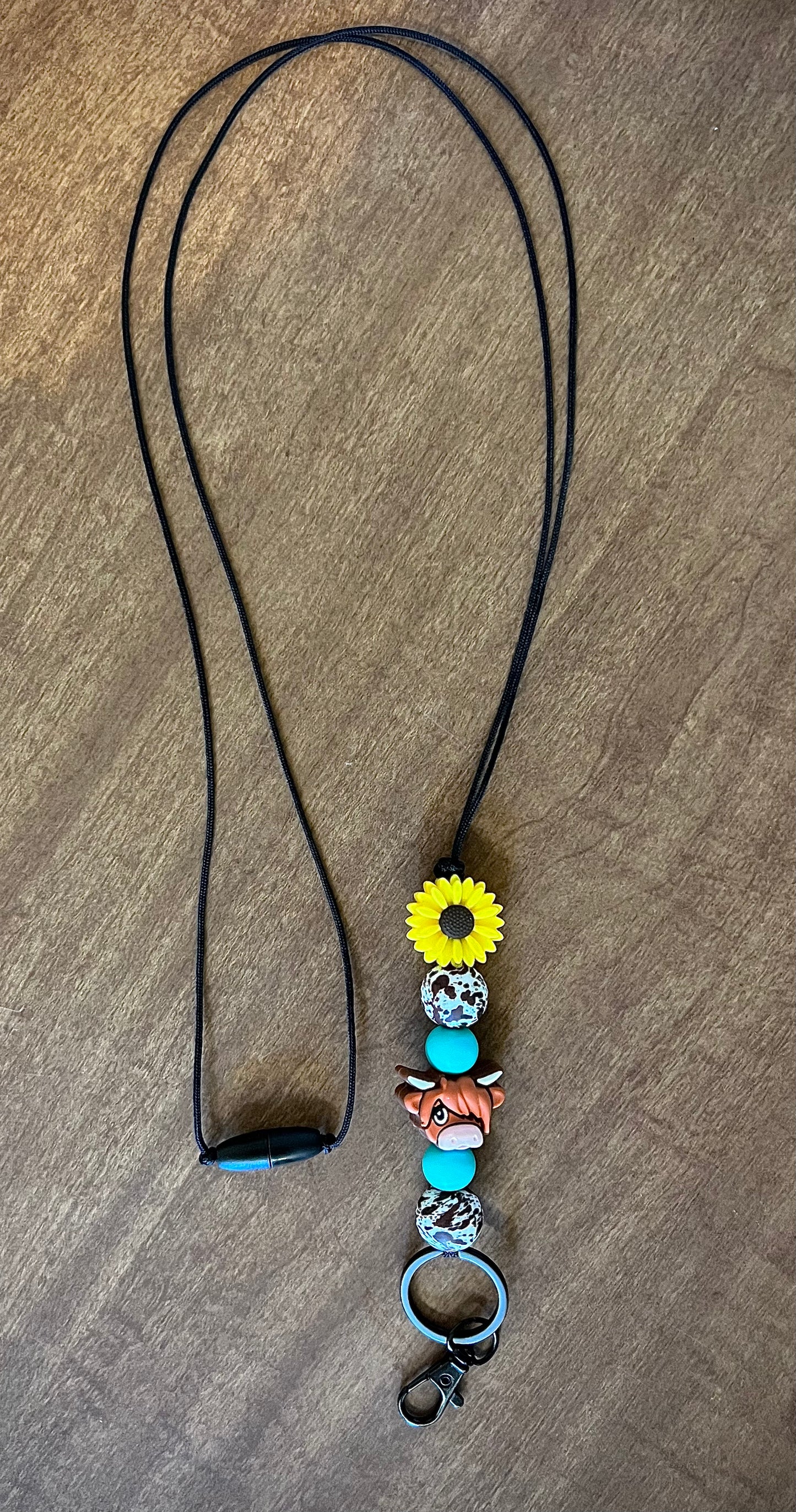 Highland Sunflower Lanyard