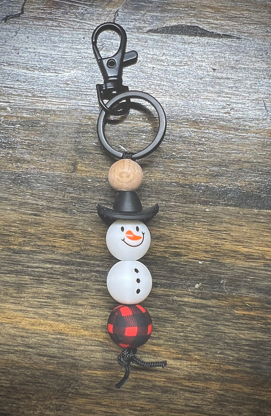 Red Paid Snowman