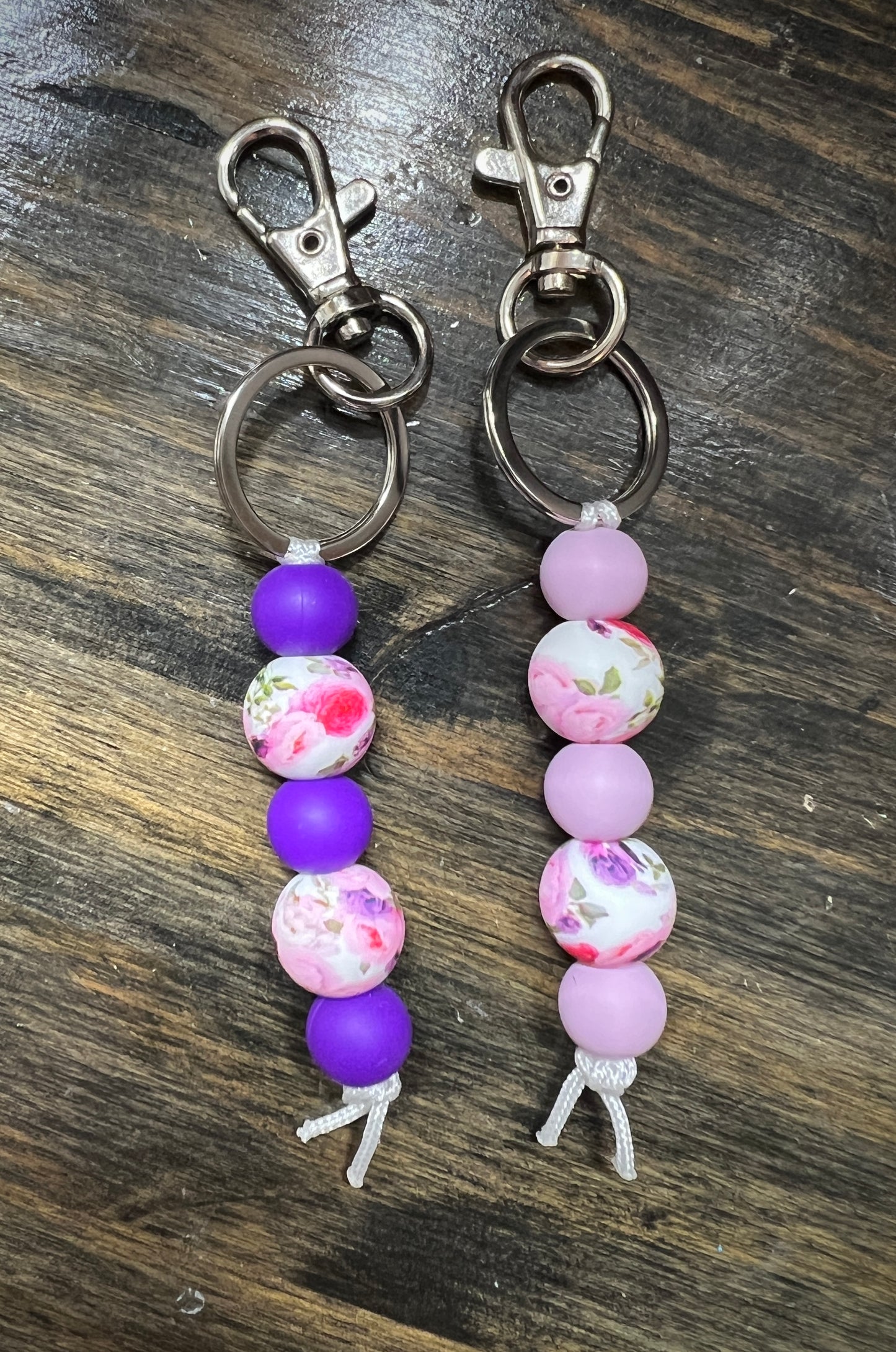 Vintage Flower Keychain Dangle