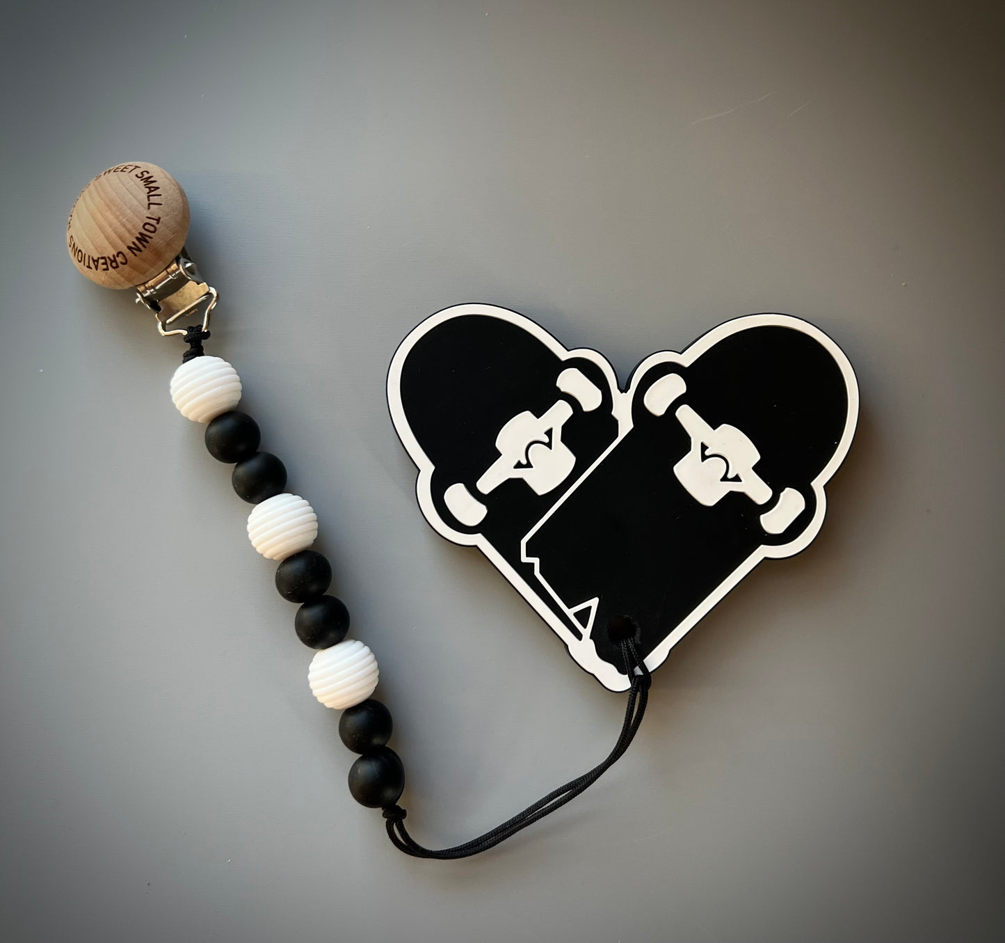 Skateboard Love Teether