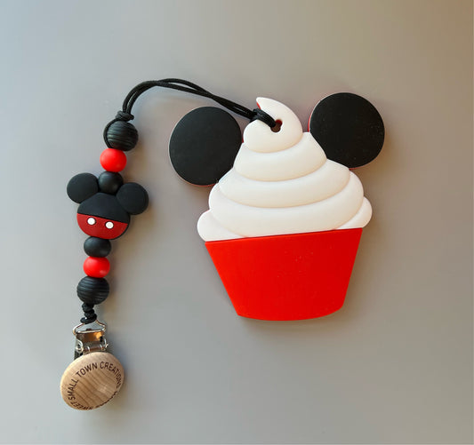 Mouse Cupcake Treat Teether