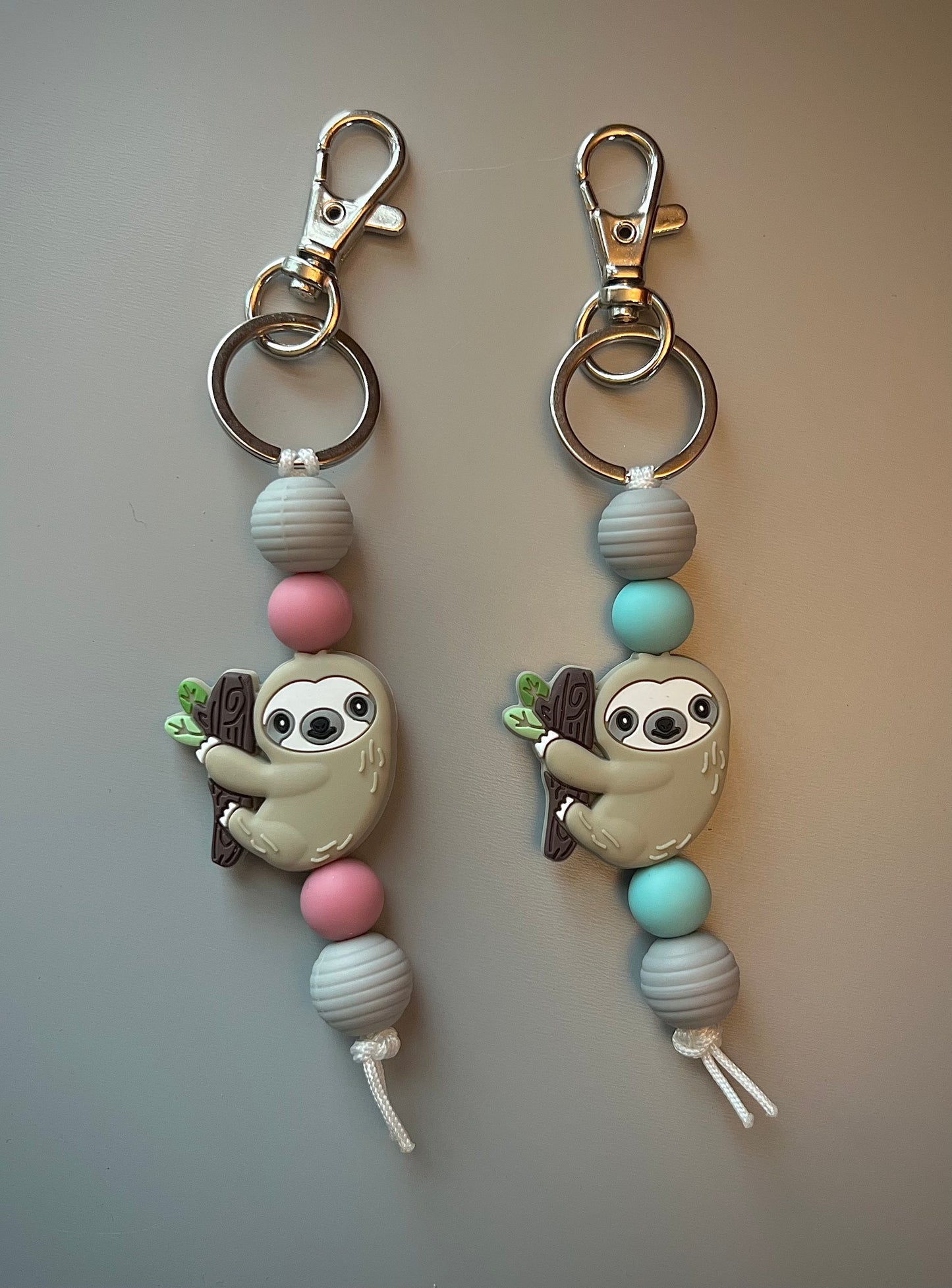 Sloth Straight Keychain