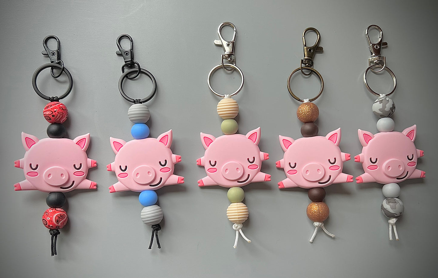 Pig Straight Keychain