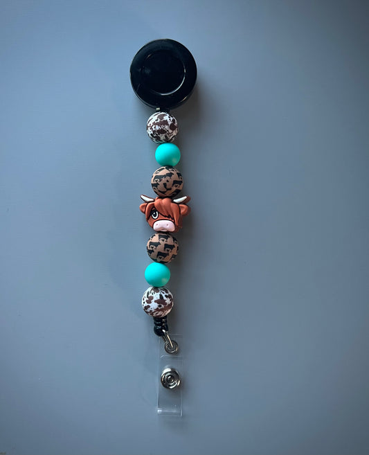 Highland Farm Animals Badge Reel