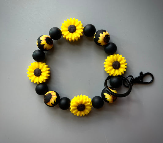 Sunflower Wristlet