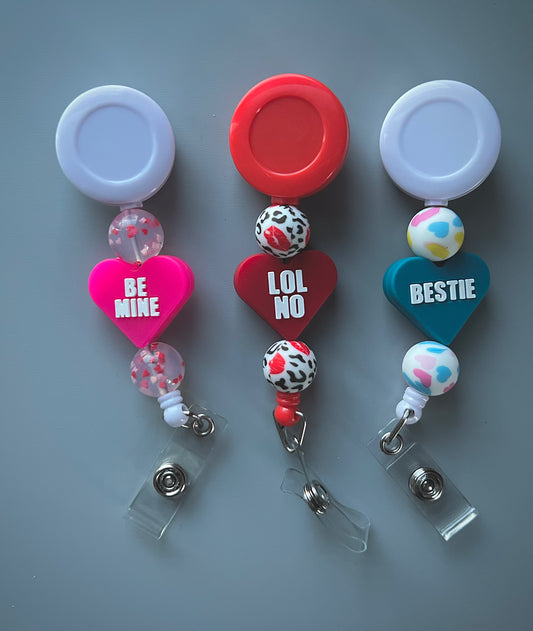Candy Heart Badge Reels