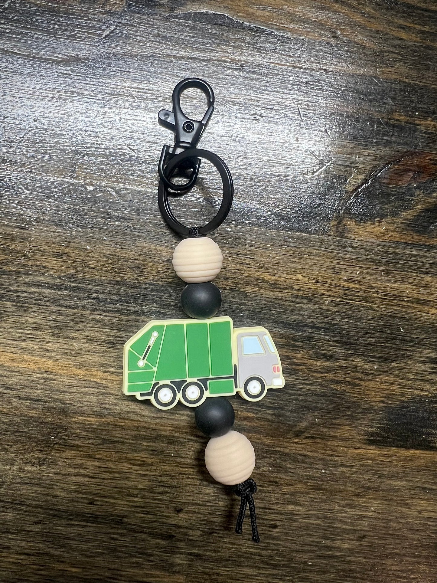 Garbage Truck Keychain