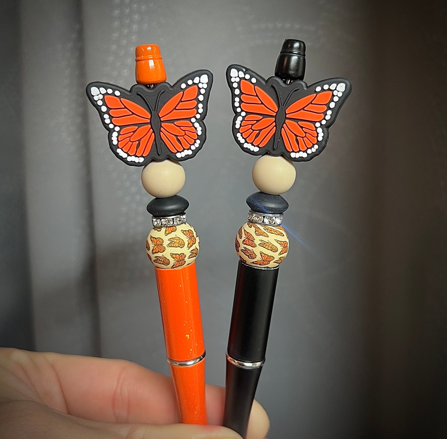 Orange Butterfly Pen