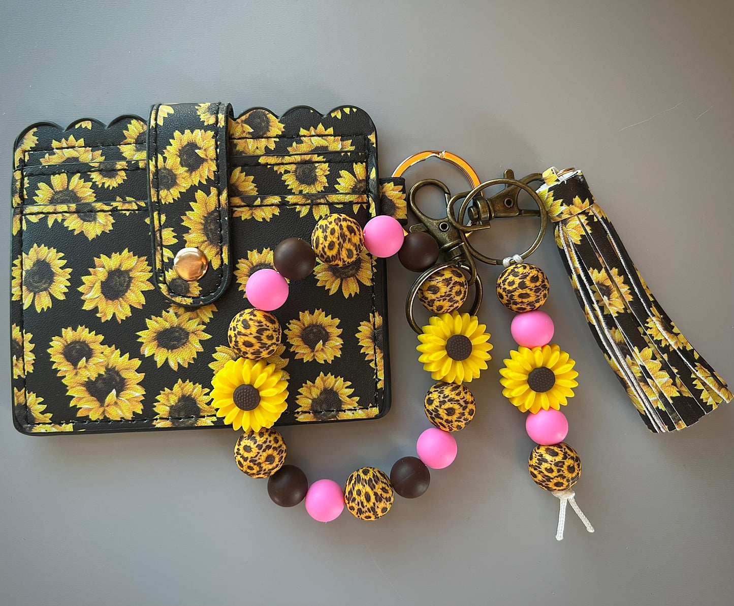 Sunflower Cheetah Wallet Bundle