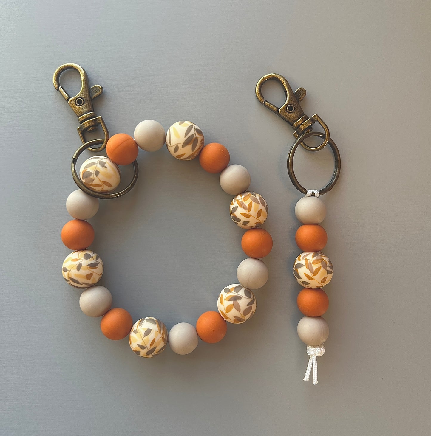 Fall Leaves Keychain Set