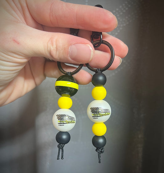 Yellow Line Dispatch Keychain