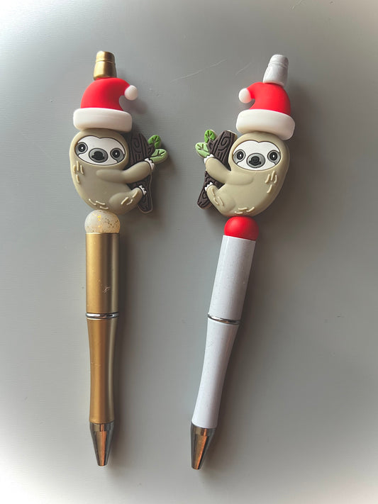 Christmas Sloth Pen