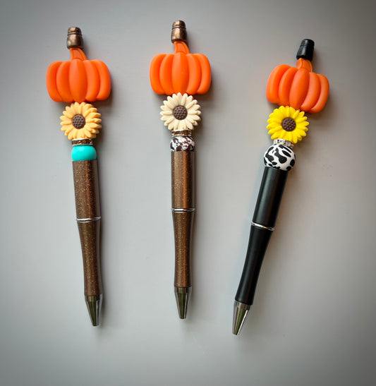 Pumpkin Flower Pens