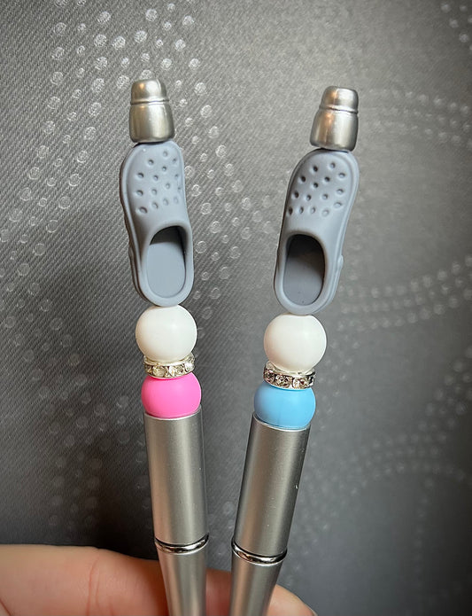 Gray Clog Shoe Pen