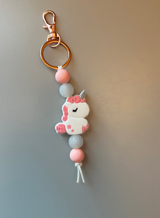 Unicorn Straight Keychain