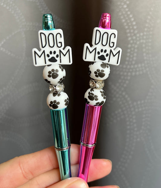 Dog Mom Pen Metallic