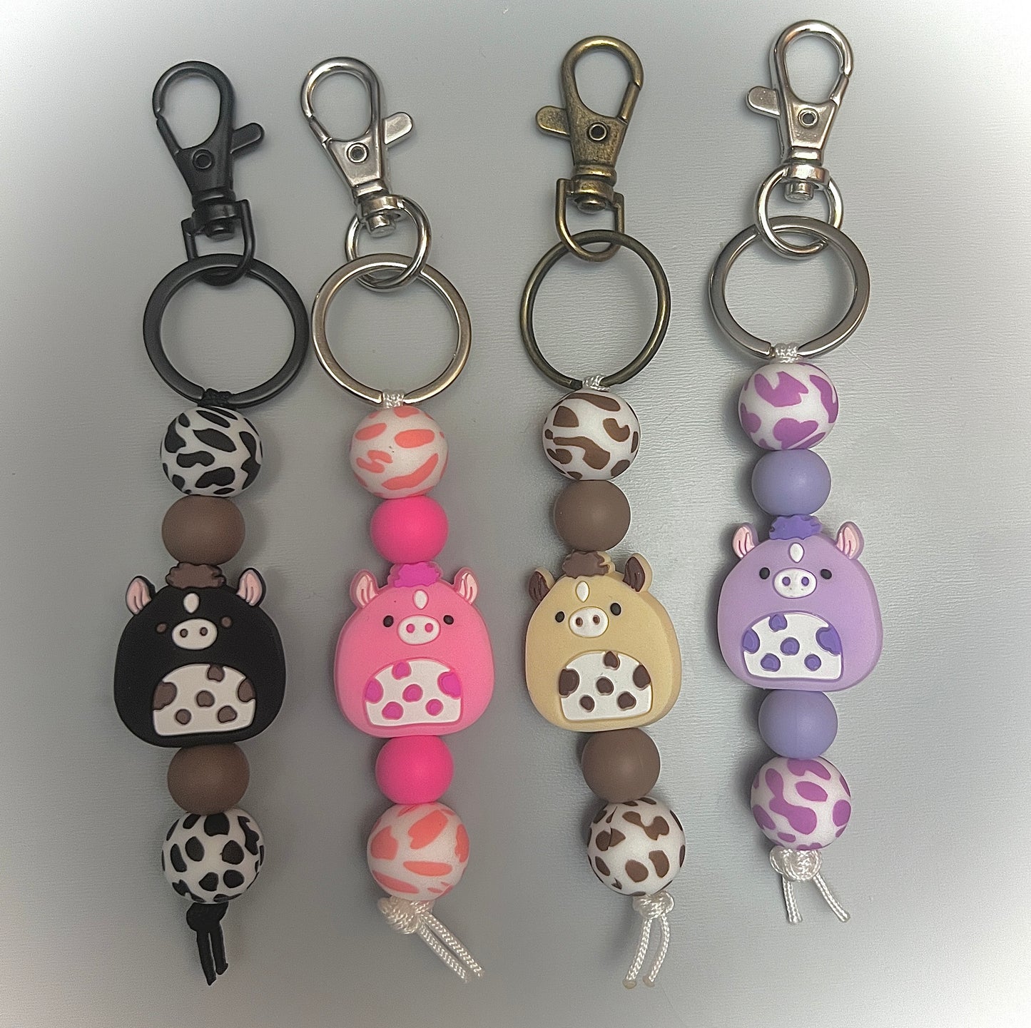 Squishy Cows Keychain