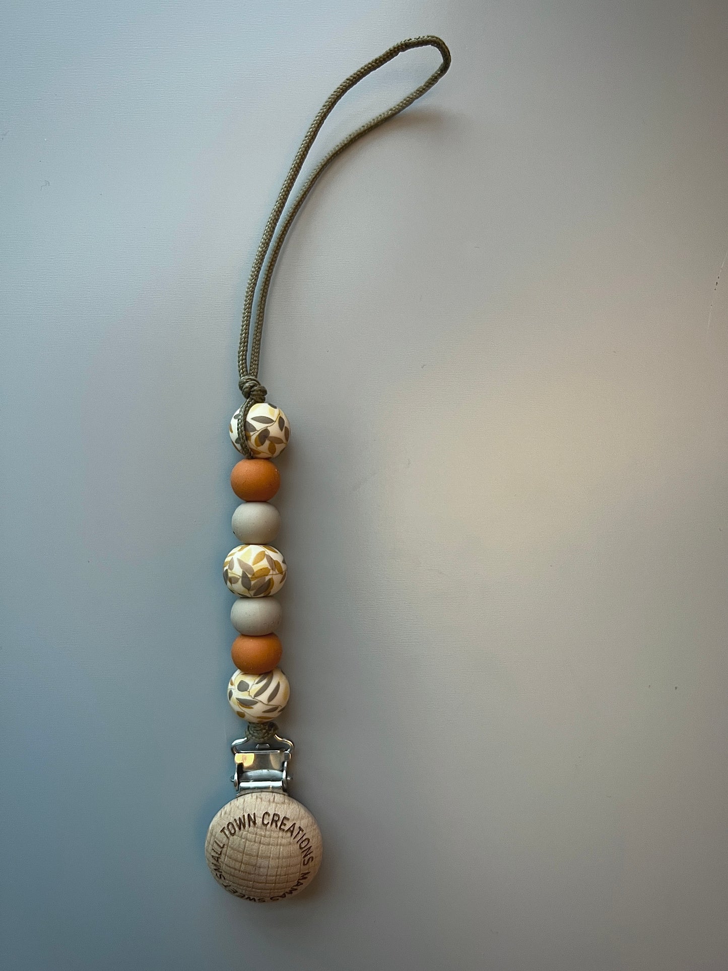 Fall Leaves Pacifier Holder