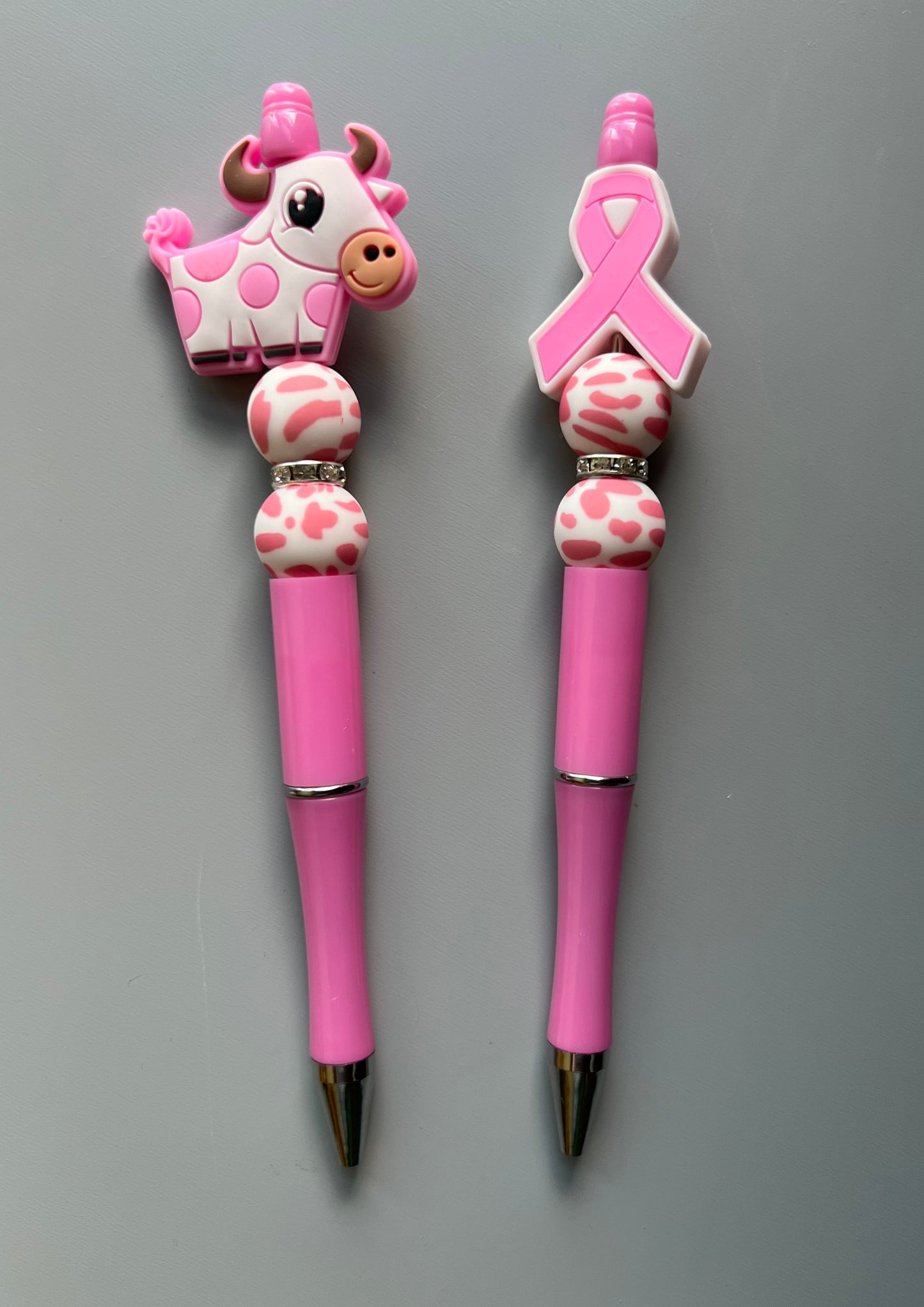 Pink Ribbon Breast Cancer Cow Pen