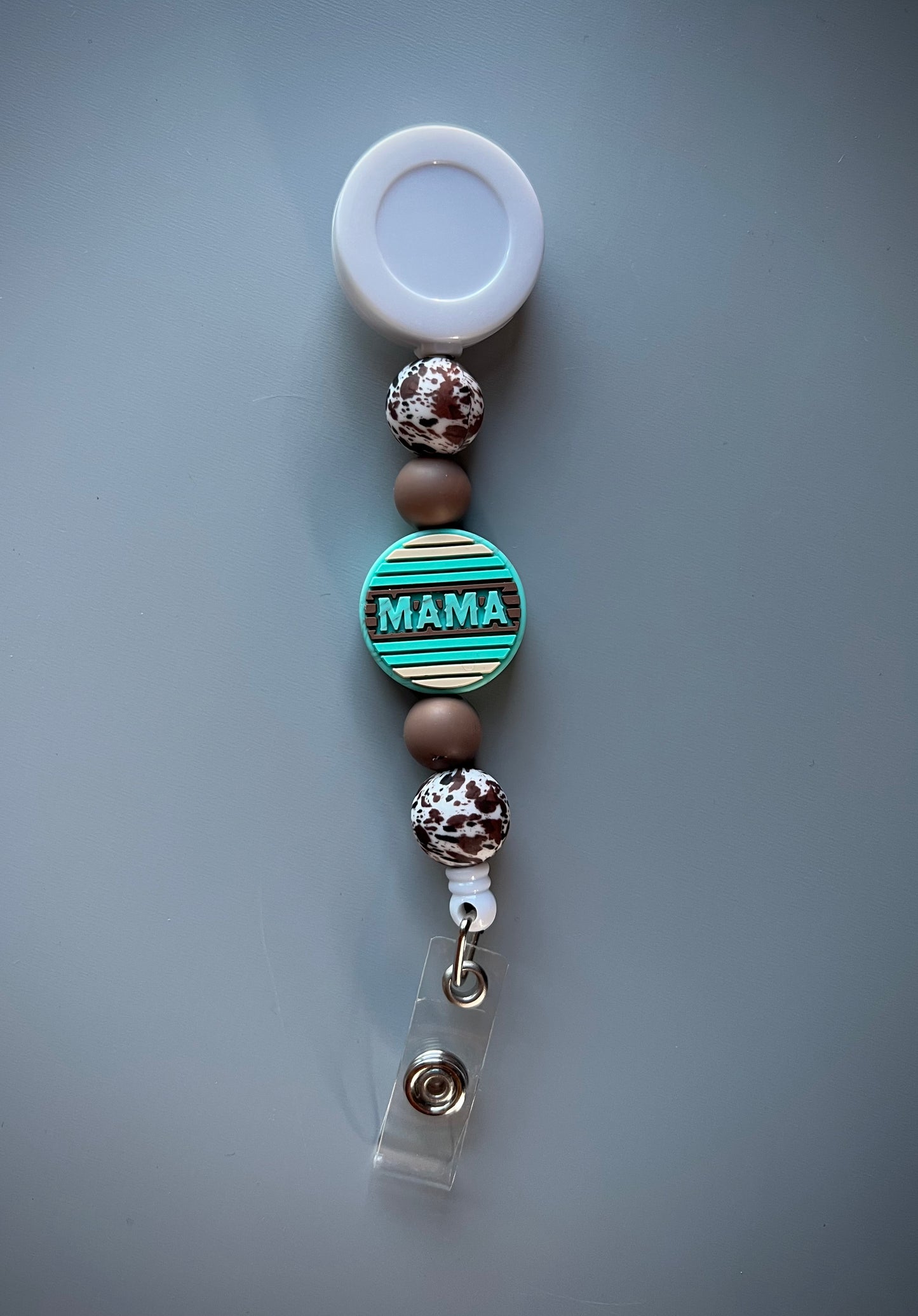 Turquoise Mama Badge Reel