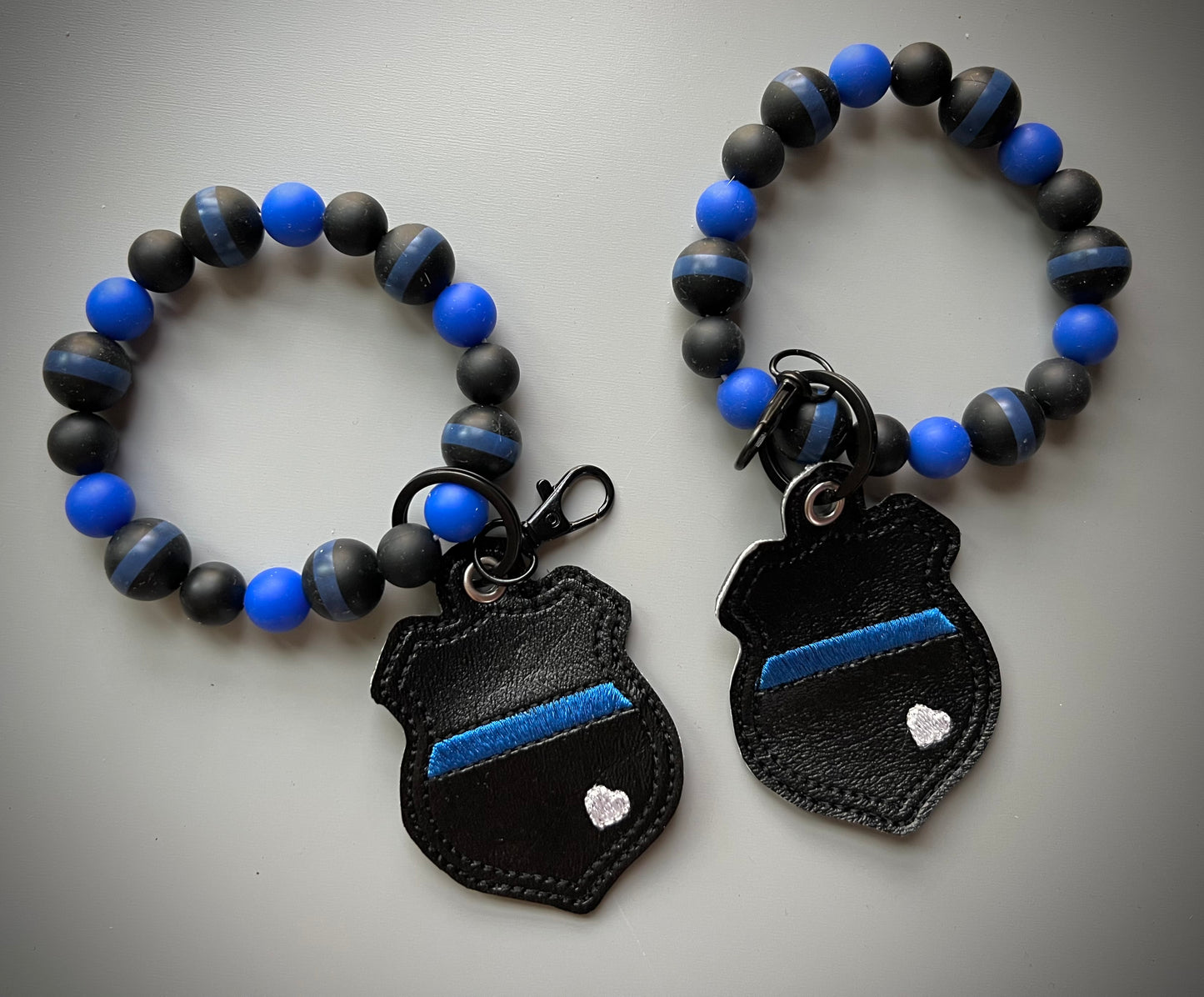 Thin Blue Line Keychains