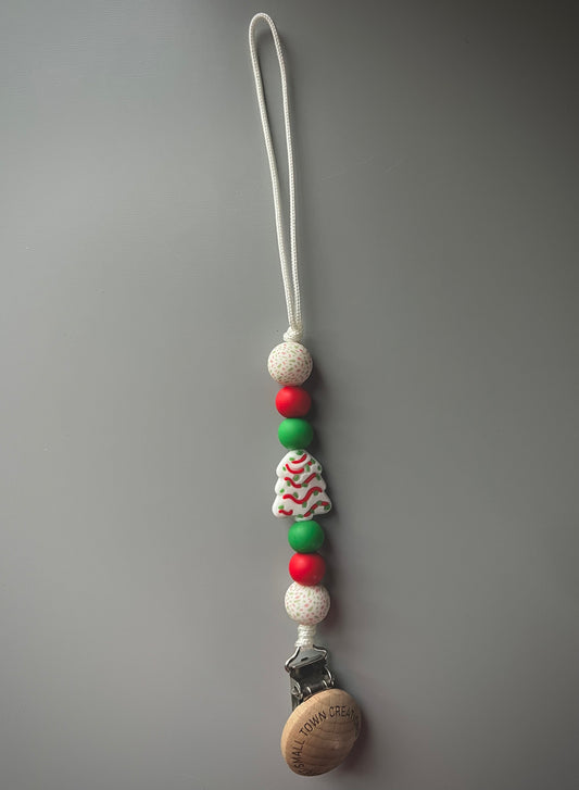 Christmas Tree Pacifier Holder