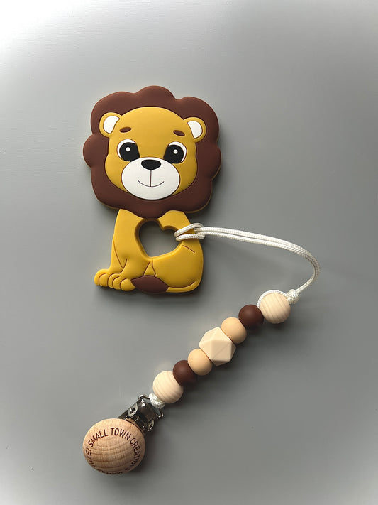 Lion Teether Clip